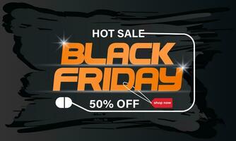 Black Friday. Black Friday deals .Banner, poster, logo golden color on dark background. vector