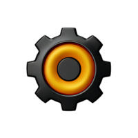 engine 3d rendering icon illustration png