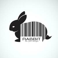 Vector of a rabbit design on white background. Wild Animals.