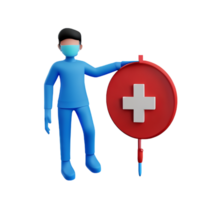 blood donation 3d rendering icon illustration png