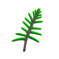 fern 3d rendering icon illustration png