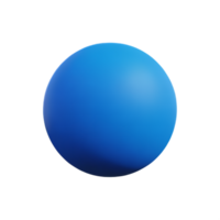 sphere 3d rendering icon illustration png