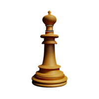 échecs pièces 3d le rendu icône illustration png