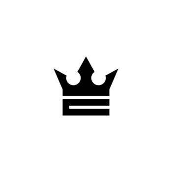 INITIAL E CROWN VECTOR DESIGN