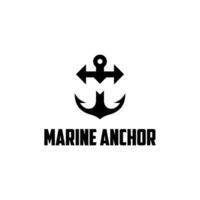 INITIAL M MARINE ANCHOR VECTOR DESIGN