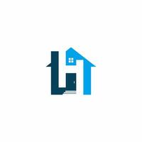 LETTER H REAL ESTATE VECTOR LOGO