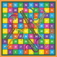 Snakes and ladders game board. Vector #Ad , #spon, #ladders#Snakes#game#Vector