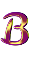 violet d'or alphabet png