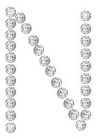 diamante bling alfabeto png