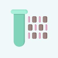 Icon Artificial Insemination. related to Biochemistry symbol. flat style. simple design editable. simple illustration vector