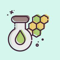 Icon Chlorophyll. related to Biochemistry symbol. MBE style. simple design editable. simple illustration vector
