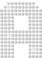 glänzend Diamant Alphabet png