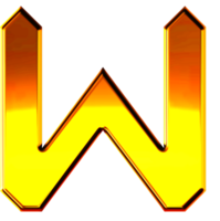 golden Gradient Juwel Alphabet png