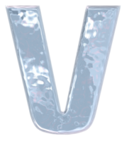 Blau Eis Alphabet png