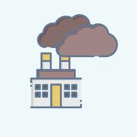 Icon Carbon Dioxide. related to Biochemistry symbol. doodle style. simple design editable. simple illustration vector