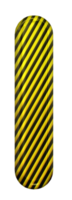 Yellow black danger alphabet png