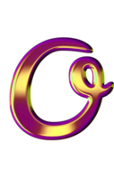 violet d'or alphabet png