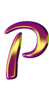 violet d'or alphabet png