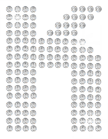 brillant diamant alphabet png