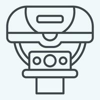 Icon Light related to Bicycle symbol. line style. simple design editable. simple illustration vector