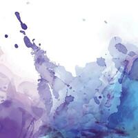 Watercolor splash stain background vector