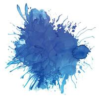 Watercolor splash stain background vector