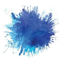 Watercolor splash stain background vector