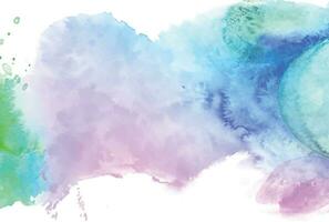 Watercolor splash stain background vector