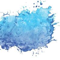 Watercolor splash stain background vector