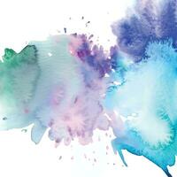 Watercolor splash stain background vector