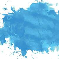 Watercolor splash stain background vector