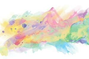 Watercolor splash stain background vector