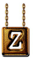 dorado letrero alfabeto png