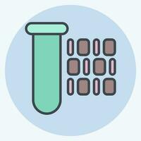 Icon Artificial Insemination. related to Biochemistry symbol. color mate style. simple design editable. simple illustration vector