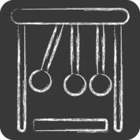 Icon Physic. related to Biochemistry symbol. chalk Style. simple design editable. simple illustration vector