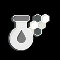 Icon Chlorophyll. related to Biochemistry symbol. glossy style. simple design editable. simple illustration vector