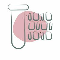 Icon Artificial Insemination. related to Biochemistry symbol. Color Spot Style. simple design editable. simple illustration vector