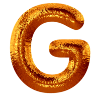 d'or métallique alphabet png