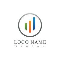 negocio Finanzas logo modelo vector