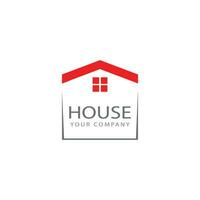 hogar propiedad y construcción logo diseño vector