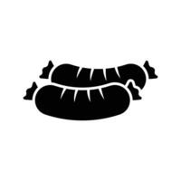 sausage icon vector design template simple and clean