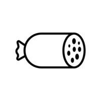 sausage icon vector design template simple and clean