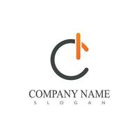 C letter logo template vector element business and symbol