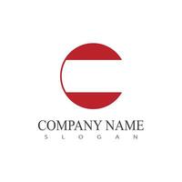 C letter logo template vector element business and symbol