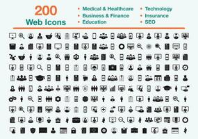 Set of Universal Web Icons. Editable Vector EPS Symbol Illustration.