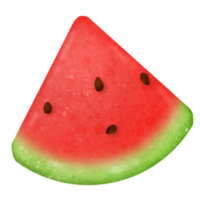 watermeloen ,fruit ,waterverf png