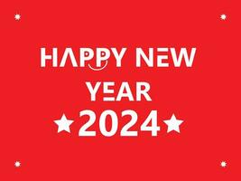 Happy new year 2024 design vector