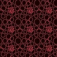 Handdrawn shape Seamless Pattern Design vector