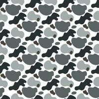 Hand drawn shape Seamless Pattern Design vector