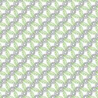 Leaf with circle Seamless Pattern Design vector